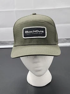 BlackOvis Solid Hunting Gear Ripstop 5 Panel Green Hat OSFM Outdoor Hunting NWOT - Picture 1 of 8