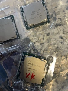 Processeur processeur Intel Pentium G6400T SRH40 3,40 GHz double cœur 4 Mo socket 1200 - Photo 1/1
