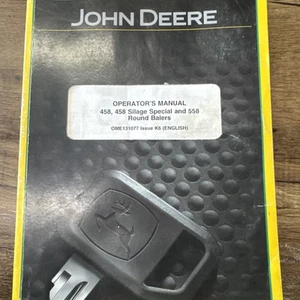John Deere 458, 458 Silage Special & 558 Baler Owners Manual - OMFH309528 - Picture 1 of 4