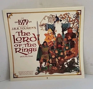 Vintage 1979 Calendar Tolkien Lord Of The Rings - Picture 1 of 4