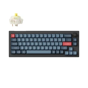 Keychron V2 Max QMK Kabellose mechanische Tastatur, QWERTY US, V2M-D4, Banana - Bild 1 von 8