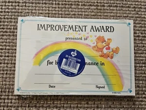 Vintage Care Bears Improvement Awards - Picture 1 of 4