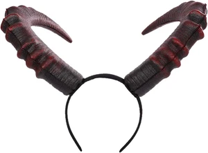 Gothic Demon Horn Headband for Halloween Costume and Cosplay - Picture 1 of 12