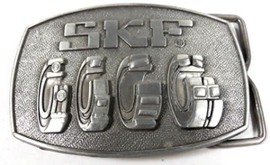 De colección RJ SKF Rodamiento de Bolas Promocional Industrial Publicidad Metal Hebilla de Cinturón - Imagen 1 de 5