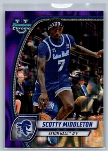 2024-25 Bowman U Chrome - Scotty Middleton #94 Purple Wave Refractor - Picture 1 of 2