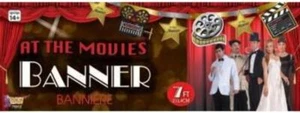 Forum Novelties At The Movies Banner Birthday Party Supplies 7 feet - Picture 1 of 1