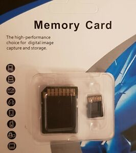 5 X 4GB Memory card With adapter for mobile phone cctv all others