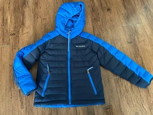 Columbia Boys Hooded Full Zip Omni-Heat Jacket 6/7 - Picture 1 of 8