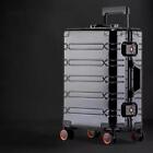 Aluminum-magnesium Alloy Travel Suitcase Men's Business Rolling Luggage Trolley