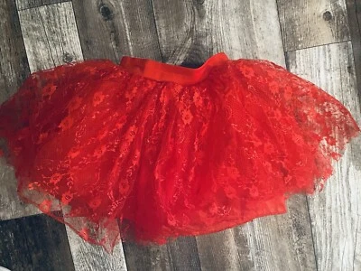 Women’s size med/ Large red Tutu super hero tutu  NEW Halloween costume Skirt  - Photo 1/2