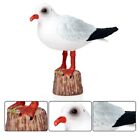 Simulation Red-billed Gull Model Plastic Red-billed Gull Ornament  Home
