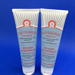 FAB First Aid Beauty Deep Cleanser With Red Clay 4.7 oz (Lot of 2) - Picture 1 of 6