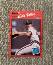 1990 Donruss Rated Rookie RC #35 Mike Fetters California Angels Baseball Card