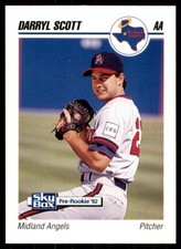 1992 SkyBox Team Sets AA Darryl Scott Midland Angels #469