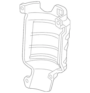 Genuine Honda Catalytic Converter Heat Shield 18123-R70-A00 - Foto 1 di 2
