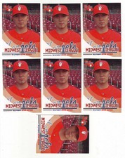 2004 Grandstand Midwest League Top Prospects KEVIN JEPSEN - 7 Card Lot