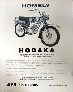 1967 Hodaka Motorcycle Print Ad - Picture 1 of 1