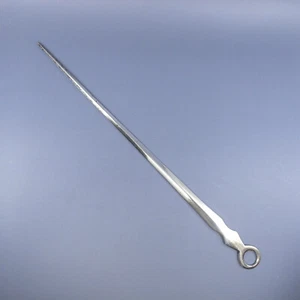CRISPIN FULLER c1796 Georgian Sterling Silver 15 3/8" Oversized Meat Skewer 129g - Picture 1 of 6