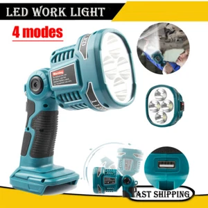 For Makita FlashLight LED Work Light 18V Li-ion Battery Cordless 4 Modes DML812 - Picture 1 of 9
