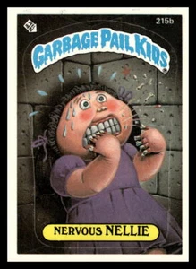 1986 Topps Garbage Pail Kids Series 6 #215b Nervous Nellie - Bild 1 von 2