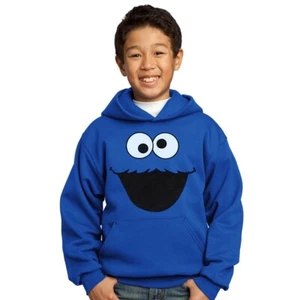 Cookie Monster Face Youth Hoodie - Picture 1 of 1