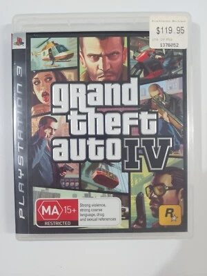 Sony Playstation 3 Grand Theft Auto IV Region 4 - VGC - Manual & Map Included ! - Image 1 of 4