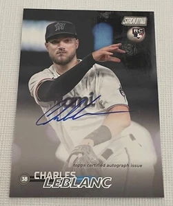 Charles Leblanc Topps Stadium Club 2023 su carta auto - Foto 1 di 1