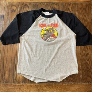 High On Fire Vintage Raglan T Shirt Large 2002 Tour Arik Roper Art Sleep Pike - Picture 1 of 6