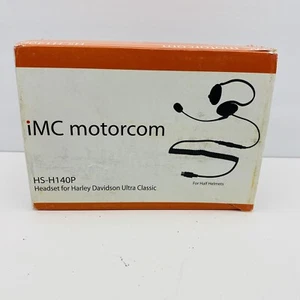 iMC Motorcom HS-H140P Headset for Harley Davidson Ultra Classic -Brand New - Picture 1 of 3