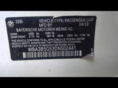 Transfer Case AWD Fits 12-16 BMW 535i 138866 Foto 1 de 2