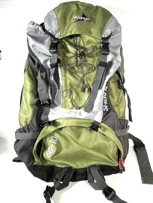 Mochila de Senderismo Vango Sherpa 60+10 70L Ajustable Verde Camping Caminar Foto 1 de 4
