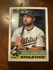 2025 Topps Heritage Chrome High#446 Shea Langeliers, Athletics SP - Picture 1 of 2
