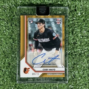 Conferencia de la Industria Topps 2025 Coby Mayo RC Oro Automático/15 #MLBA-CM - Imagen 1 de 2