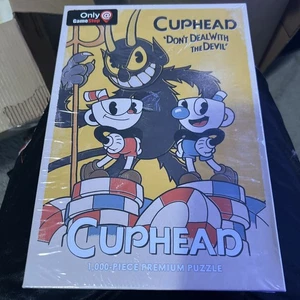 Cuphead Don't Deal with The Devil 1000 Piece Puzzle GameStop Exclusive Sealed - Picture 1 of 6