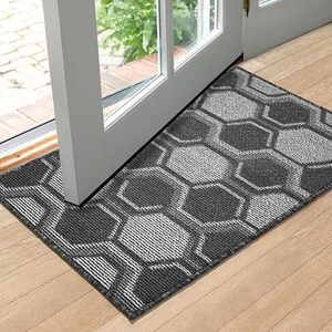 Dirt Trapper Door Mat,Non-slip Super Absorbent Entrance Rug 50 x 80 BROWN - Picture 1 of 7