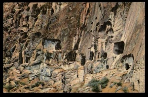 Postcard No. 57 - Cave Dwellings, Puye Ruins, New Mexico - Picture 1 of 2