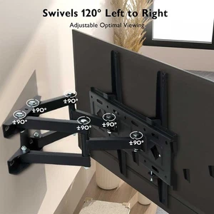 TV Uchwyt ścienny Uchwyt ścienny LCD LED Telewizor 26-70 cali Obrotowy odchylany 50KG - Zdjęcie 1 z 19