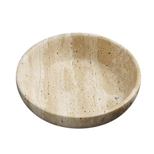 Large Marble Round Bowl HandCrafted Decorative Dish Fruit Bowl for Home Decor... - Bild 1 von 7