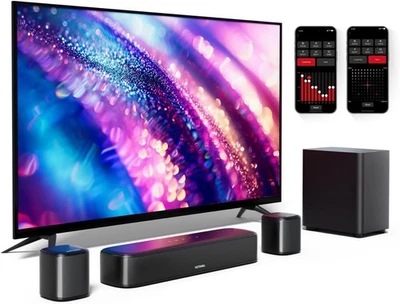 ULTIMEA Impianto Surround Virtuale 5.1ch AURA A30 TV Soundbar App control U2501 - Immagine 1 di 4