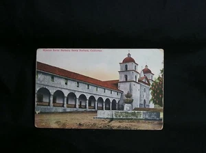 Vtg Postcard - Santa Barbara, Ca - Mission Santa Barbara not posted - Picture 1 of 2