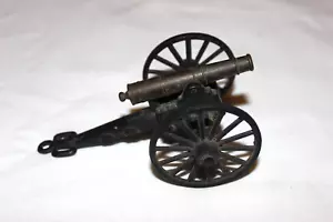 VINTAGE MILITÄR BÜRGERKRIEG MESSING & BRONZE KANONE 4-1/2"" TOP ZUSTAND USA - Bild 1 von 6
