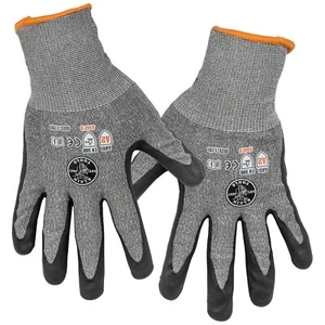 Klein Tools Work Gloves, Cut Level 2, Touchscreen, Large, 2-Pair - Picture 1 of 1