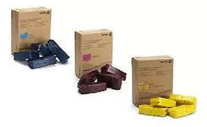 12 bâtons d'encre originaux XEROX ColorQube 9201 9202 9301 9303 / 108R00829-108R00831 - Photo 1/1