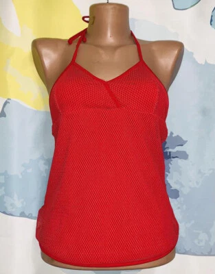 Burberry Bikini Traje de Baño Triángulo Top Camisa Talla - S - Rojo Foto 1 de 4