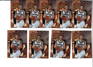Paul Grant 1997-98 Topps Finest Basketball Rookie Card #120 Lot x9