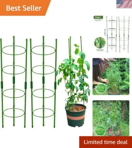 Durable Flower Plant Stakes - Functional Garden Trellis for Healthy Plant Growth - Picture 1 of 10