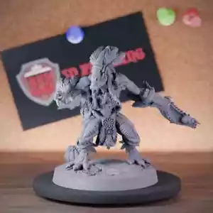 Lizardfolk Maneater Miniatura Monstruo Salvaje Mazmorras y Dragones Mini DnD 5e - Imagen 1 de 8