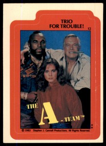 1983 Topps The A-Team Trio For Trouble