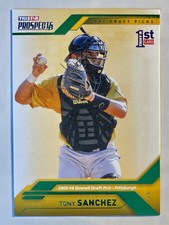 2009 Tristar Prospects Tony Sanchez Green Rookie /25 Pittsburgh Pirates 1st RC