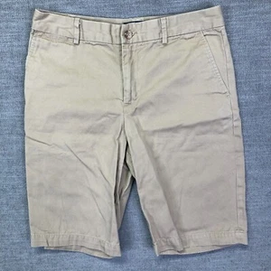 Polo Ralph Lauren Shorts Boys 18 Tan Beige Khaki Flat Front Chino Classic Fit - Picture 1 of 8